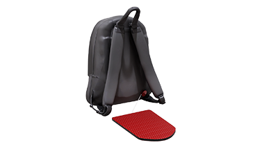 Pack n' Rest backpack with detachable seat cushion